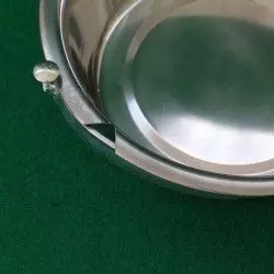 Hundenapf aus Edelstahl mit Fallschutz